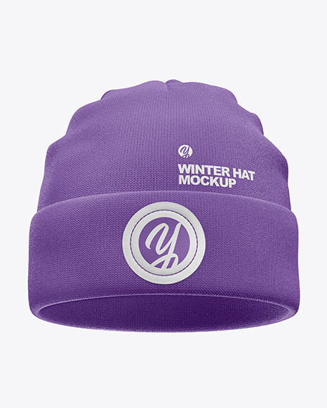 Winter Hat Mockup PSD #5