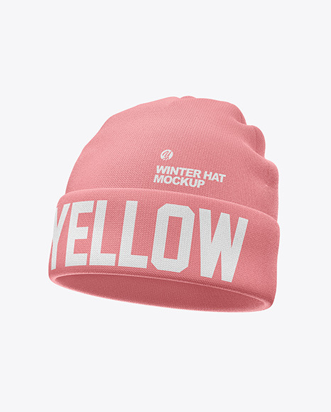 Winter Hat Mockup PSD #4