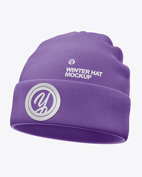 Winter Hat Mockup PSD #5