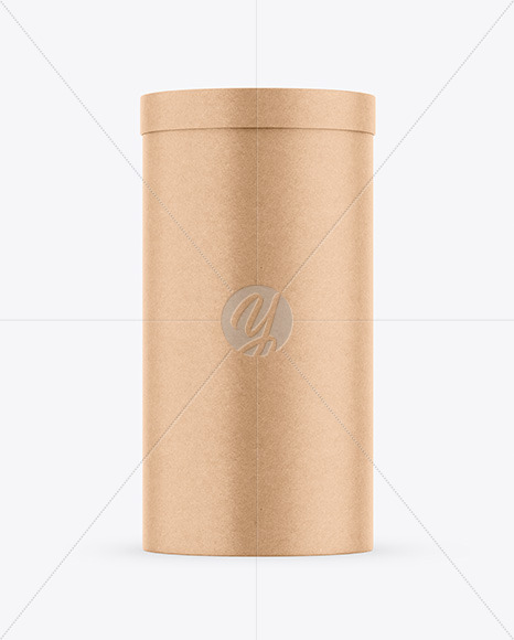 Download Kraft Paper Round Box Psd Mockup Yellowimages