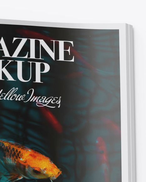 Glossy A4 Magazine Mockup PSD #6