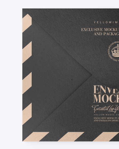 Download Kraft Envelope Mockup In Stationery Mockups On Yellow Images Object Mockups