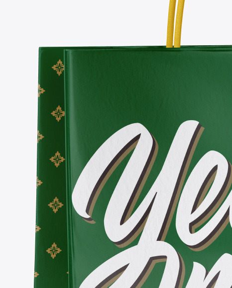 Textured Shopping Bag w/ Rope Handles Mockup Textured Shopping Bag w/ Rope Handles Mockup
