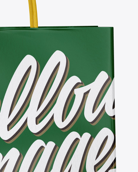 Textured Shopping Bag w/ Rope Handles Mockup Textured Shopping Bag w/ Rope Handles Mockup