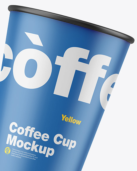 Matte Coffee Cups Mockup Matte Coffee Cups Mockup