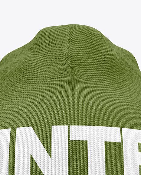 Winter Hat Mockup In Apparel Mockups On Yellow Images Object Mockups