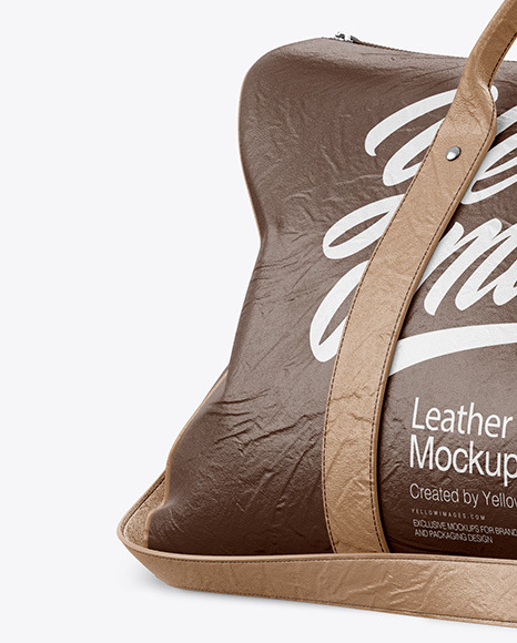 Download Leather Bag Mockup In Apparel Mockups On Yellow Images Object Mockups PSD Mockup Templates