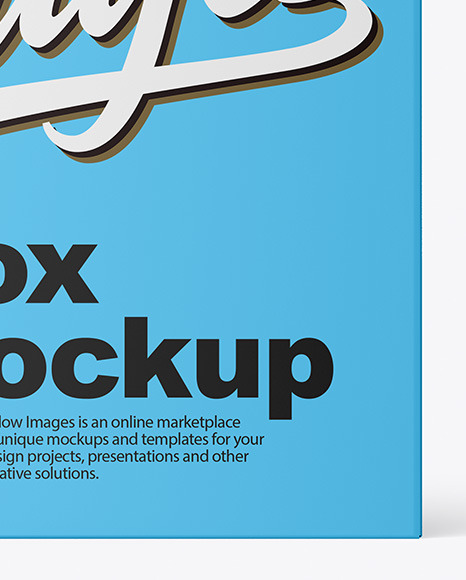 Paper Box Mockup Paper Box Mockup