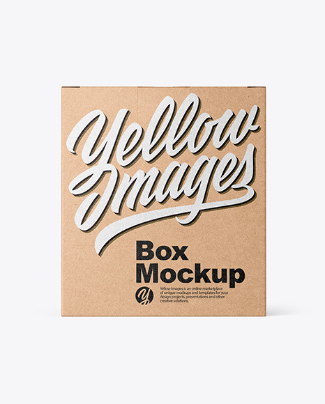 Kraft Box Mockup