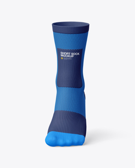 Compression Short Sock Mockup In Apparel Mockups On Yellow Images Object Mockups