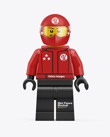 Racer Mini Figure Mockup