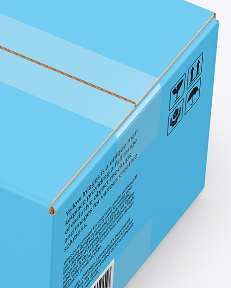 Download Paper Box Mockup In Box Mockups On Yellow Images Object Mockups