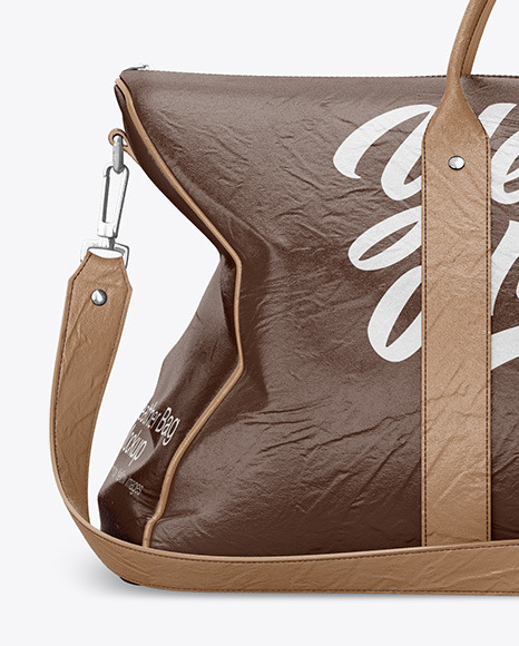 Leather Bag Mockup In Apparel Mockups On Yellow Images Object Mockups