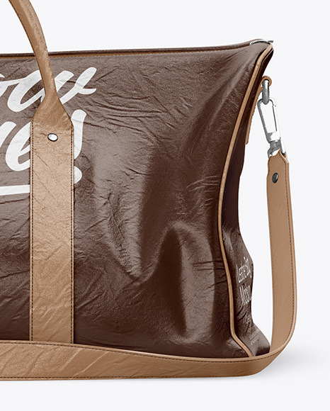 Leather Bag Mockup In Apparel Mockups On Yellow Images Object Mockups