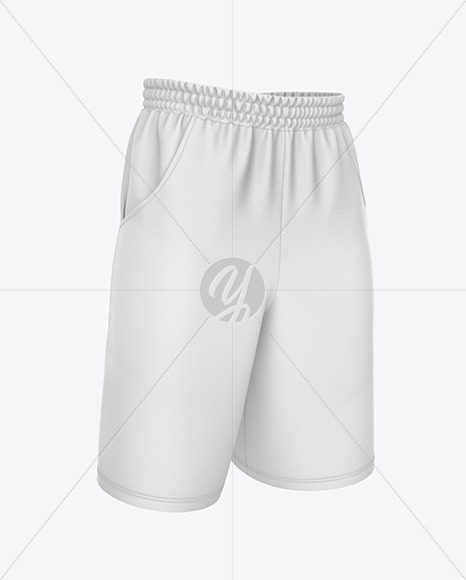 Download Compression Shorts Mockup - Front Half Side View in ...