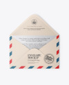 Envelope w/ Postcard Mockup