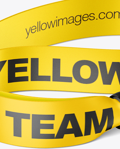 Download Wristband Mockup In Apparel Mockups On Yellow Images Object Mockups PSD Mockup Templates