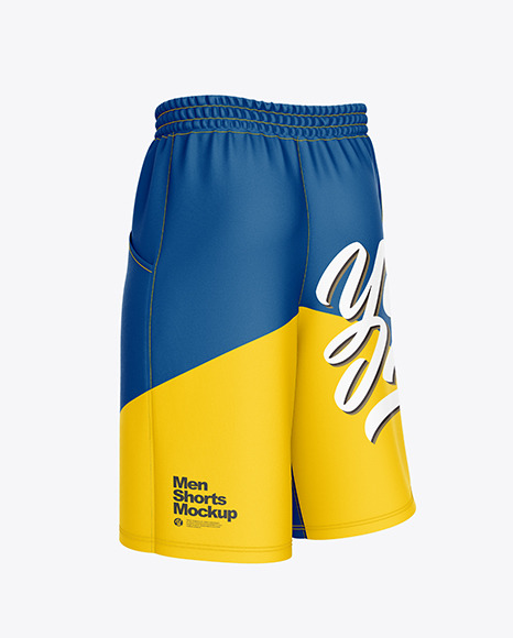 Download 29+ Women`s Volleyball Shorts Mockup Back Half Side View ...