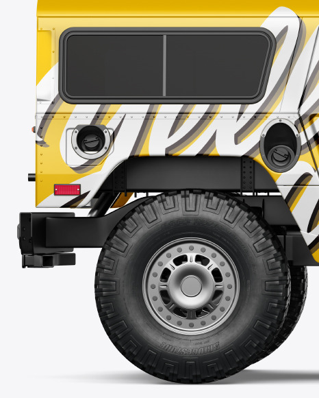 Download Free Off Road Suv Mockup Side View In Vehicle Mockups On Yellow PSD Mockups