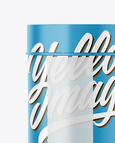 Download Can With Box Mockup In Can Mockups On Yellow Images Object Mockups