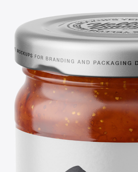 Fig Jam Jar Mockup PSD #5