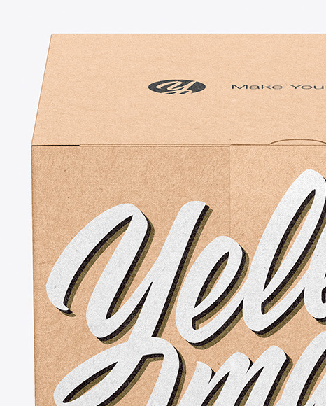 Kraft Box Mockup Kraft Box Mockup