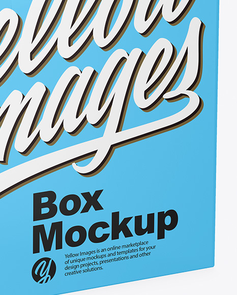 Download Paper Box Mockup In Box Mockups On Yellow Images Object Mockups