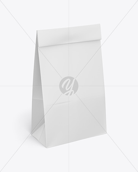 Download Paper Food Bag Mockup In Bag Sack Mockups On Yellow Images Object Mockups