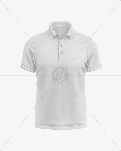 Men S Short Sleeve Polo Raglan Mockup In Apparel Mockups On Yellow Images Object Mockups