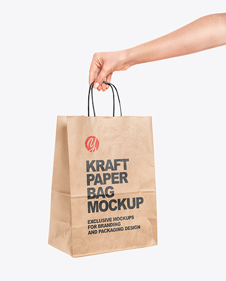 Download Kraft Paper Bag Mockup Free Yellowimages