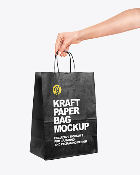 Download Box 6 Bags Psd Mockup Yellow Images