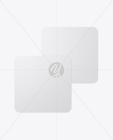 Download Kraft Beverage Coasters Mockup In Stationery Mockups On Yellow Images Object Mockups PSD Mockup Templates