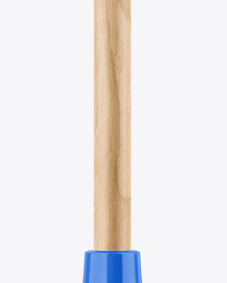 Glossy Plunger W  Wooden Handle Mockup PSD #5