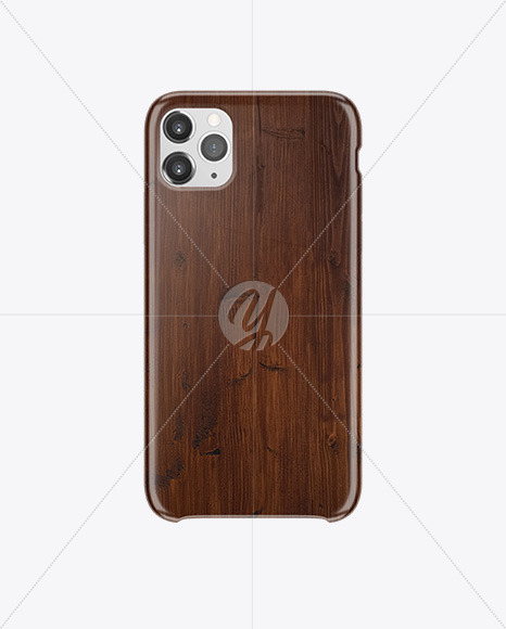 Download Iphone 11 Pro Dark Wooden Case Mockup In Device Mockups On Yellow Images Object Mockups PSD Mockup Templates