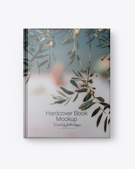 Hardcover Book w  Glossy Cover Mockup PSD #3