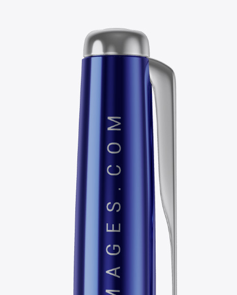 Glossy Metallic Pen Mockup PSD #1