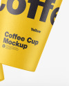 Kraft Coffee Cups Mockup