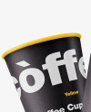 Kraft Coffee Cups Mockup