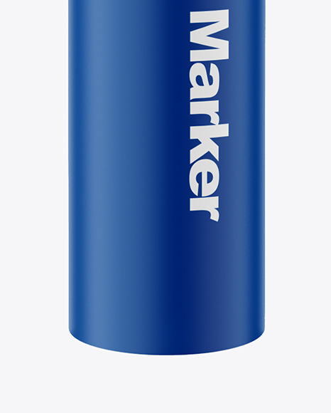 Matte Permanent Marker Mockup PSD #1