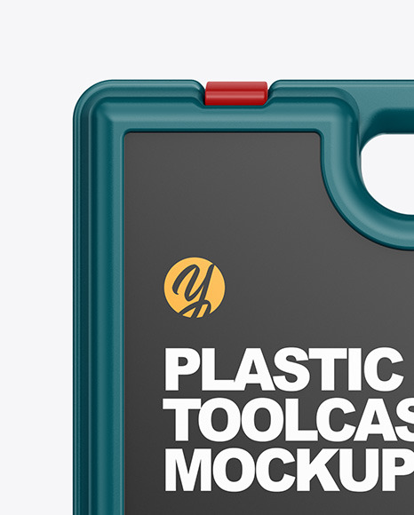 Plastic Tool Box Mockup PSD #4