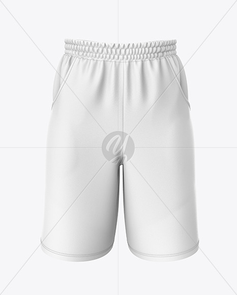 Download Compression Shorts Mockup Front View In Apparel Mockups On Yellow Images Object Mockups