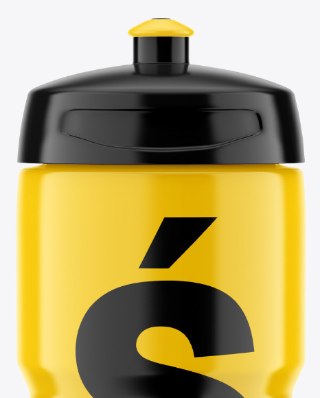 Download Glossy Sport Bottle Mockup In Bottle Mockups On Yellow Images Object Mockups