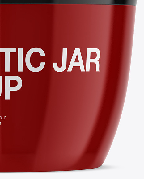 Cosmetic Jar Mockup PSD #1
