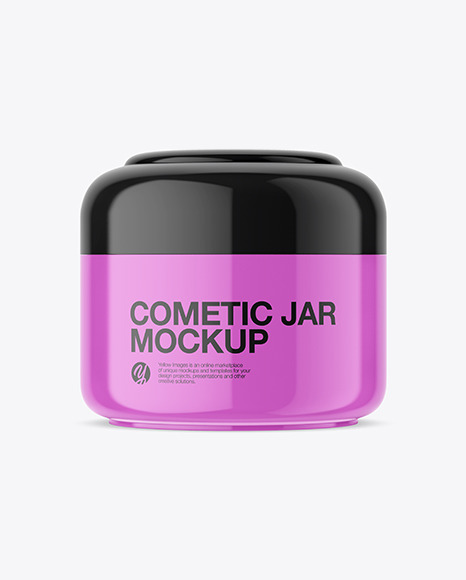 Cosmetic Jar Mockup PSD #2