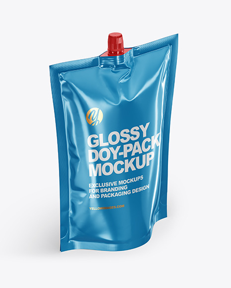 Download Glossy Pouch Spout Psd Mockup Yellowimages