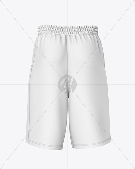 Compression Shorts Mockup Back View In Apparel Mockups On Yellow Images Object Mockups