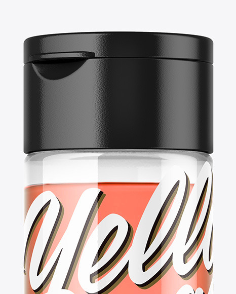 Clear Pet Bottle Mockup PSD #2