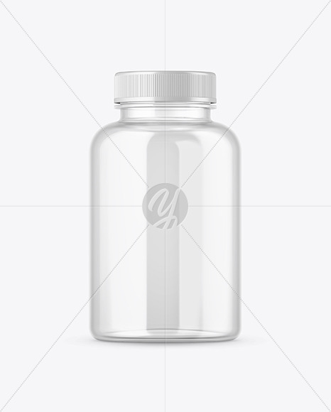 Download Clear Fish Oil Bottle Mockup In Jar Mockups On Yellow Images Object Mockups Yellowimages Mockups