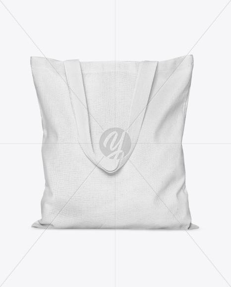 Woman W Cotton Bag Mockup In Apparel Mockups On Yellow Images Object Mockups