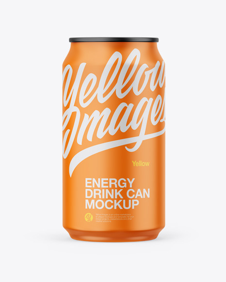 Matte Can Mockup